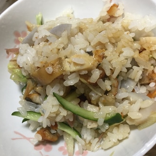 ミツカン簡単酢で⭐️穴子とミョウガと蓮根のお寿司